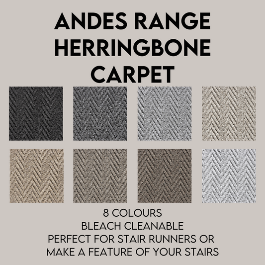 Andes Carpet Range | Herringbone Carpet